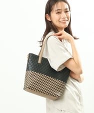 BPCGS37160 MK MICHEL KLEIN BAG(MK ミッシェルクラン バッグ) [2WAY]メッシュトートバッグ ブラック