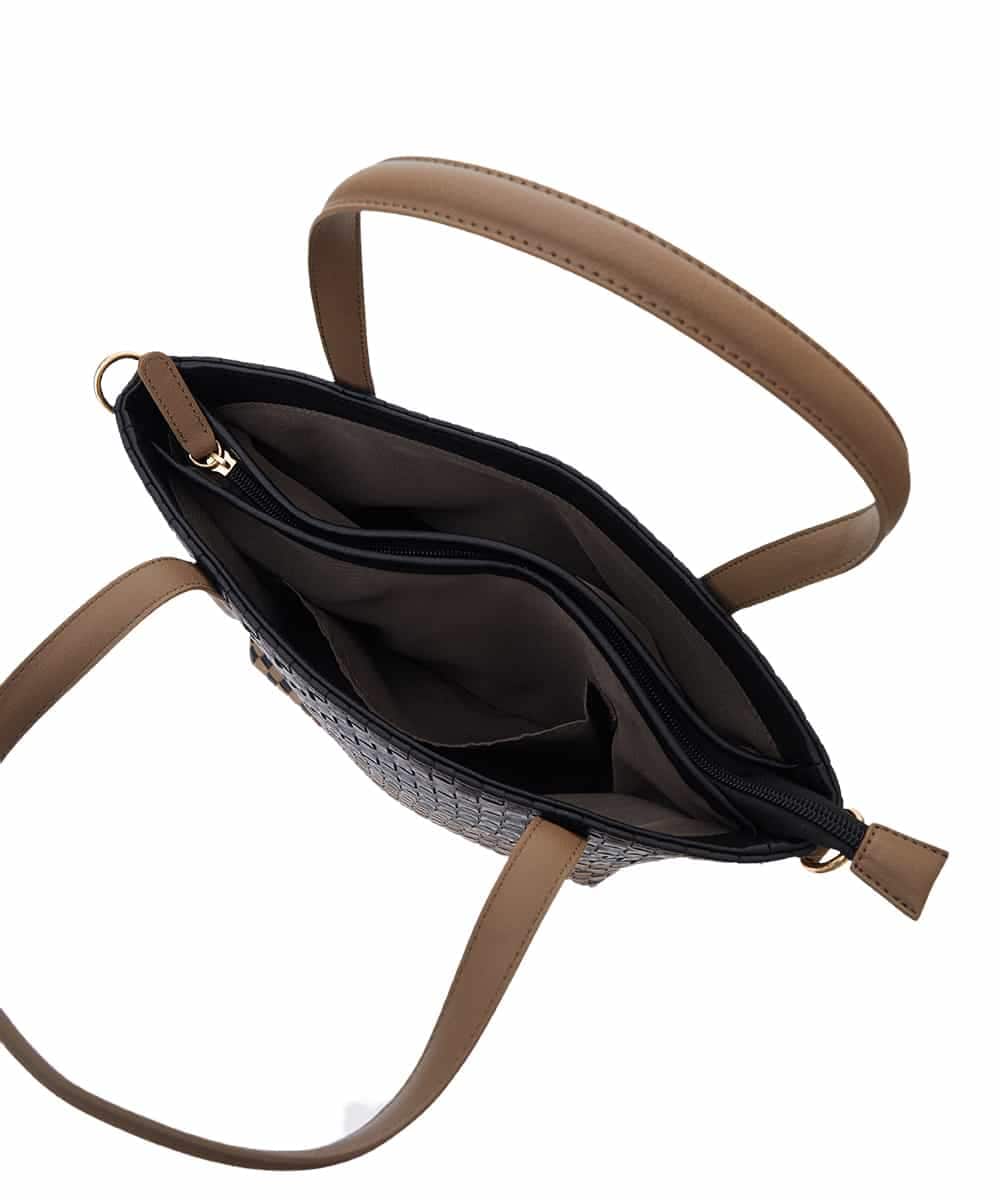 BPCGS37160 MK MICHEL KLEIN BAG(MK ミッシェルクラン バッグ) [2WAY]メッシュトートバッグ ブラック
