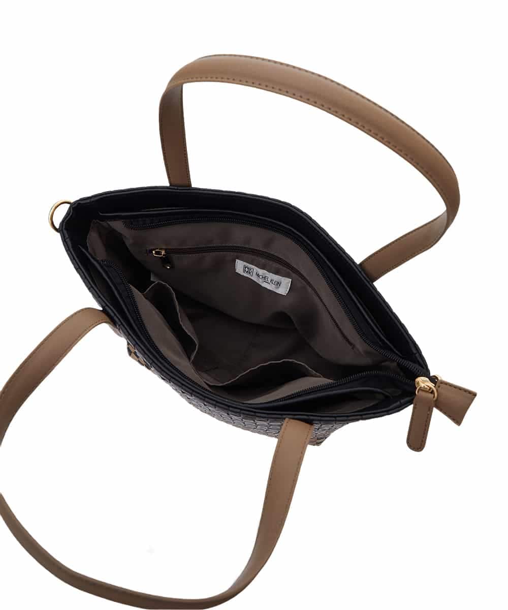 BPCGS37160 MK MICHEL KLEIN BAG(MK ミッシェルクラン バッグ) [2WAY]メッシュトートバッグ ブラック