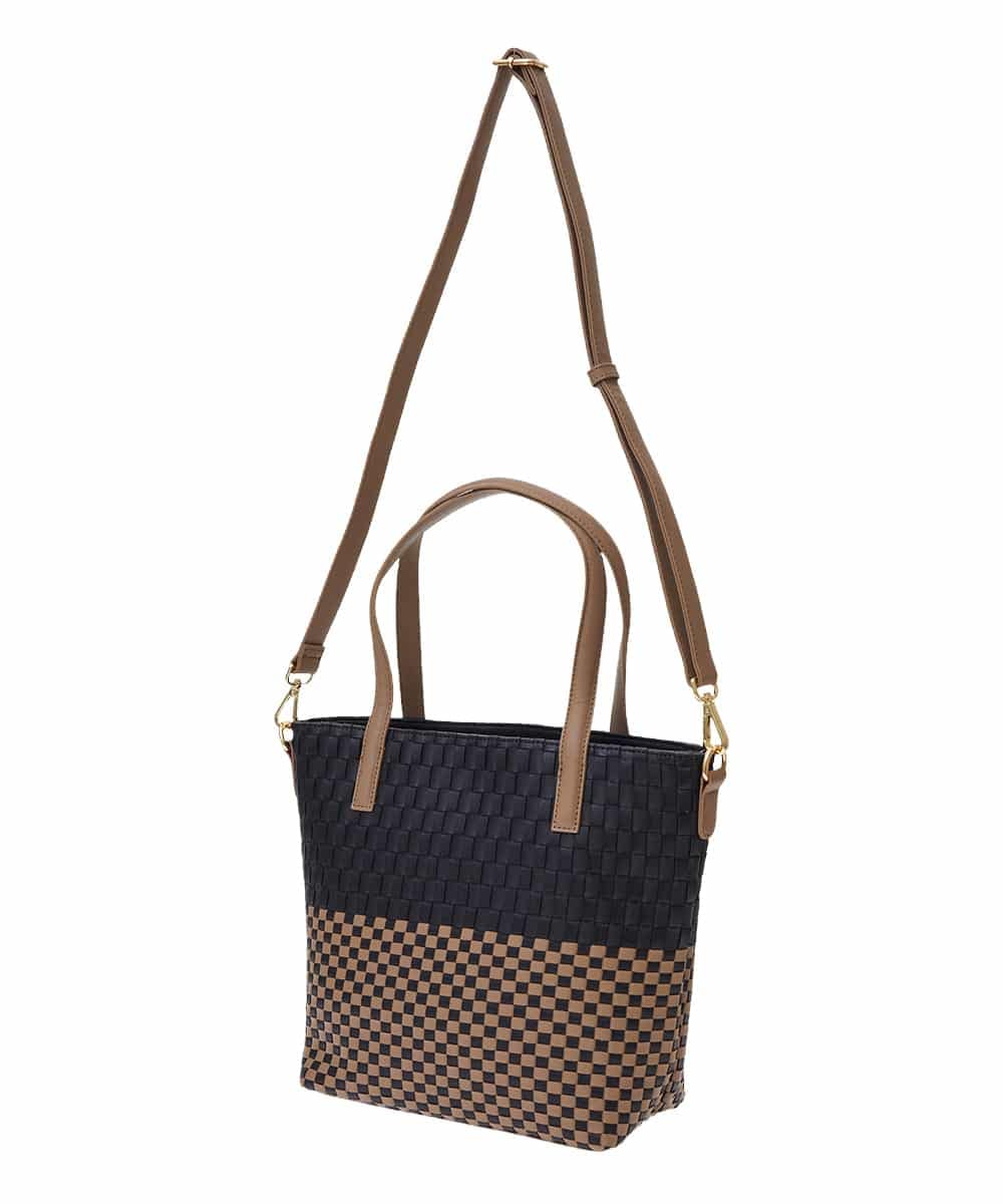 BPCGS37160 MK MICHEL KLEIN BAG(MK ミッシェルクラン バッグ) [2WAY]メッシュトートバッグ ブラック