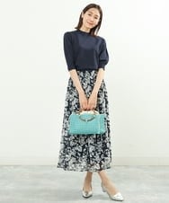 BPCGS38160 MK MICHEL KLEIN BAG(MK ミッシェルクラン バッグ) [2WAY]バンブーハンドルメッシュデザインバッグ ライトグリーン