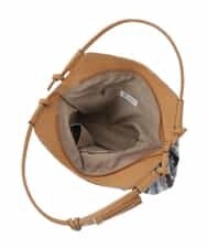 BPCGS42130 MK MICHEL KLEIN BAG(MK ミッシェルクラン バッグ) [裏地抗菌加工]ジャガードデザイントライアングルバッグ グリーン