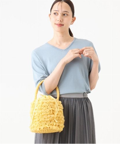 BPCGS44160 MK MICHEL KLEIN BAG [300g以下の軽量]フリルリボンバッグ