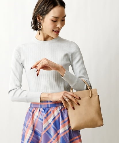 BPCGS45120 MK MICHEL KLEIN BAG 【2WAY】コンパクトフラットフェイクレザーバッグ
