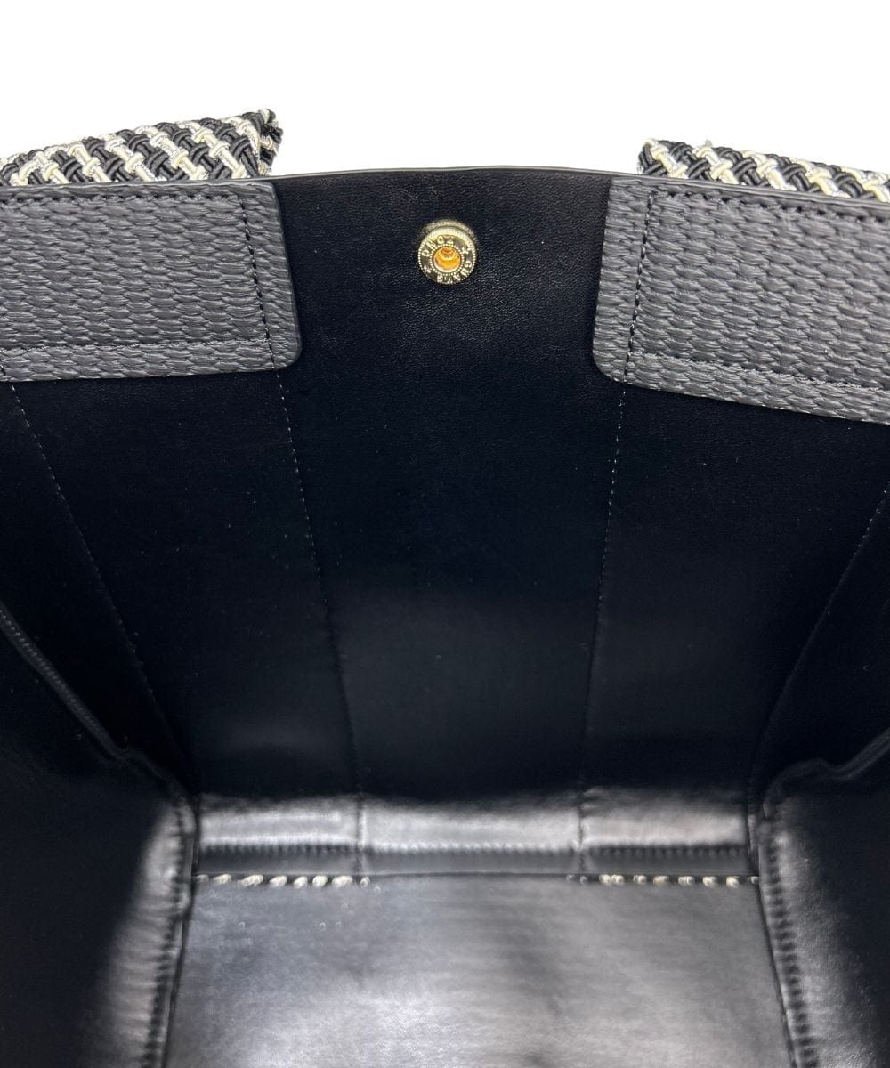 BPCGS55140 MK MICHEL KLEIN BAG(MK ミッシェルクラン バッグ) [2WAY/バッグインバッグ]ラメデザインハンドルトートバッグ ライトブルー