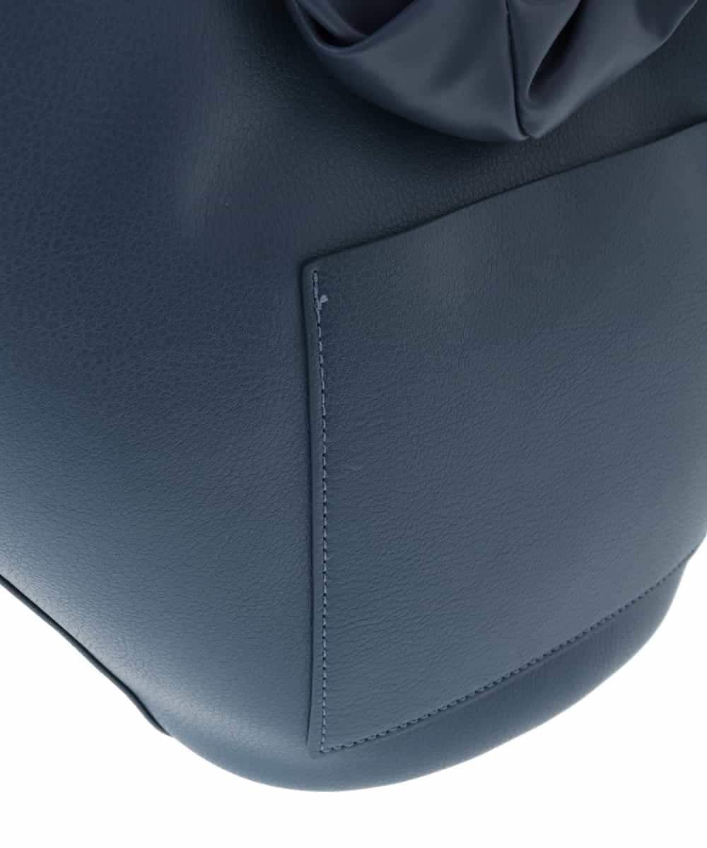 BPCGS57130 MK MICHEL KLEIN BAG(MK ミッシェルクラン バッグ) [2WAY]サークルハンドルフェイクレザートートバッグ ブルー