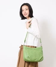 BPCGV30150 MK MICHEL KLEIN BAG(MK ミッシェルクラン バッグ) [2WAY]パンチングラメデザインバッグ グリーン