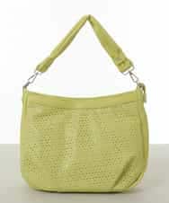 BPCGV30150 MK MICHEL KLEIN BAG(MK ミッシェルクラン バッグ) [2WAY]パンチングラメデザインバッグ イエロー