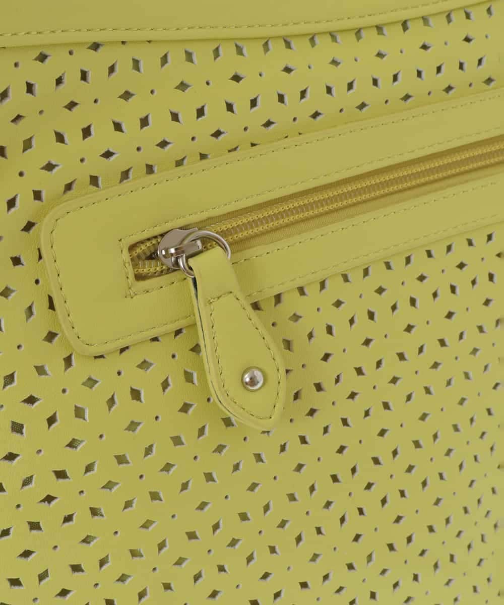 BPCGV30150 MK MICHEL KLEIN BAG(MK ミッシェルクラン バッグ) [2WAY]パンチングラメデザインバッグ イエロー