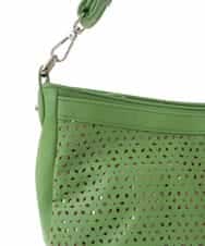 BPCGV30150 MK MICHEL KLEIN BAG(MK ミッシェルクラン バッグ) [2WAY]パンチングラメデザインバッグ イエロー