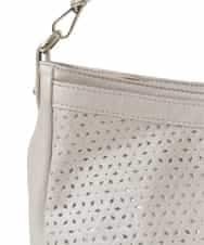 BPCGV30150 MK MICHEL KLEIN BAG(MK ミッシェルクラン バッグ) [2WAY]パンチングラメデザインバッグ イエロー