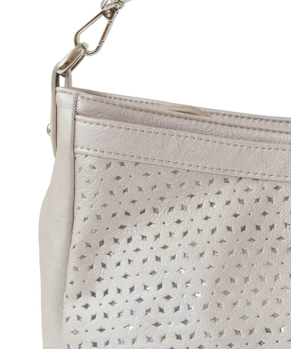 BPCGV30150 MK MICHEL KLEIN BAG(MK ミッシェルクラン バッグ) [2WAY]パンチングラメデザインバッグ イエロー