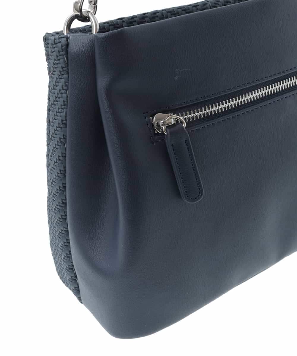 BPCGV37160 MK MICHEL KLEIN BAG(MK ミッシェルクラン バッグ) [2WAY]メッシュワンハンドルバッグ ネイビー