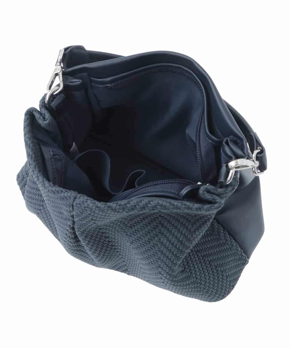 BPCGV37160 MK MICHEL KLEIN BAG(MK ミッシェルクラン バッグ) [2WAY]メッシュワンハンドルバッグ ネイビー