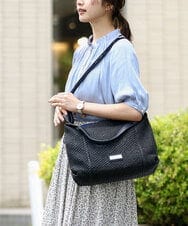BPCGV41170 MK MICHEL KLEIN BAG(MK ミッシェルクラン バッグ) [2WAY/A4収納可]サイドファスナーメッシュトートバッグ ブラック
