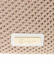 BPCGV41170 MK MICHEL KLEIN BAG(MK ミッシェルクラン バッグ) [2WAY/A4収納可]サイドファスナーメッシュトートバッグ ベージュ
