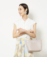 BPCGV42140 MK MICHEL KLEIN BAG(MK ミッシェルクラン バッグ) [巾着付き]メタルポイントメッシュバッグ ピンク