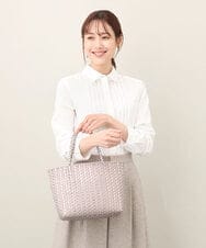BPCGV42140 MK MICHEL KLEIN BAG(MK ミッシェルクラン バッグ) [巾着付き]メタルポイントメッシュバッグ ピンク