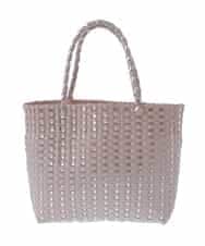 BPCGV42140 MK MICHEL KLEIN BAG(MK ミッシェルクラン バッグ) [巾着付き]メタルポイントメッシュバッグ ピンク