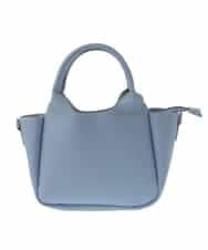 BPCGV44140 MK MICHEL KLEIN BAG(MK ミッシェルクラン バッグ) [2WAY]フェイクレザーミニトートバッグ ライトブルー