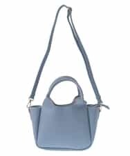 BPCGV44140 MK MICHEL KLEIN BAG(MK ミッシェルクラン バッグ) [2WAY]フェイクレザーミニトートバッグ ライトブルー