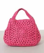BPCGV52140 MK MICHEL KLEIN BAG(MK ミッシェルクラン バッグ) [2WAY]メッシュ編みトートバッグ ピンク
