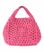 BPCGV52140 MK MICHEL KLEIN BAG(MK ミッシェルクラン バッグ) [2WAY]メッシュ編みトートバッグ ピンク