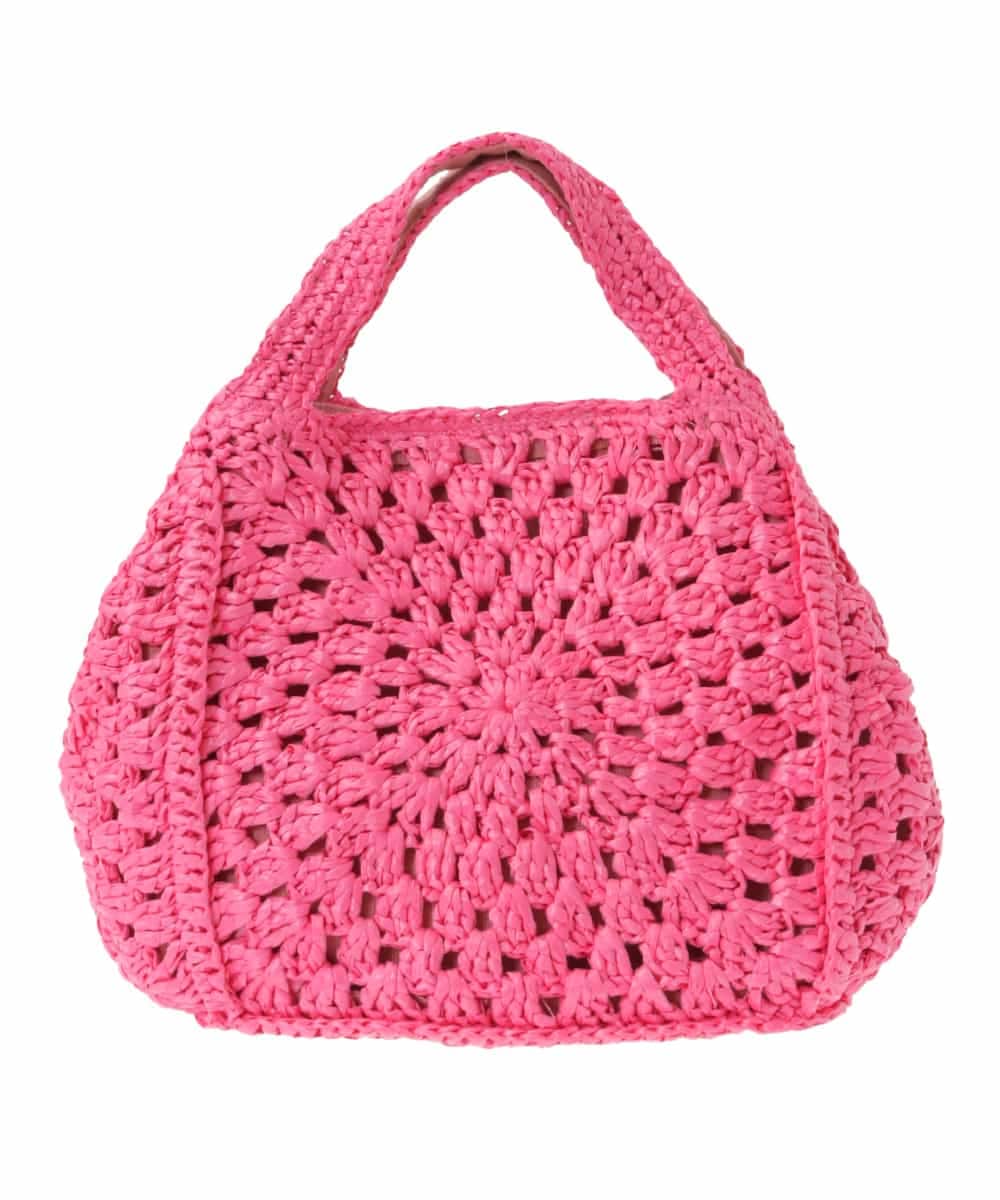 BPCGV52140 MK MICHEL KLEIN BAG(MK ミッシェルクラン バッグ) [2WAY]メッシュ編みトートバッグ ピンク