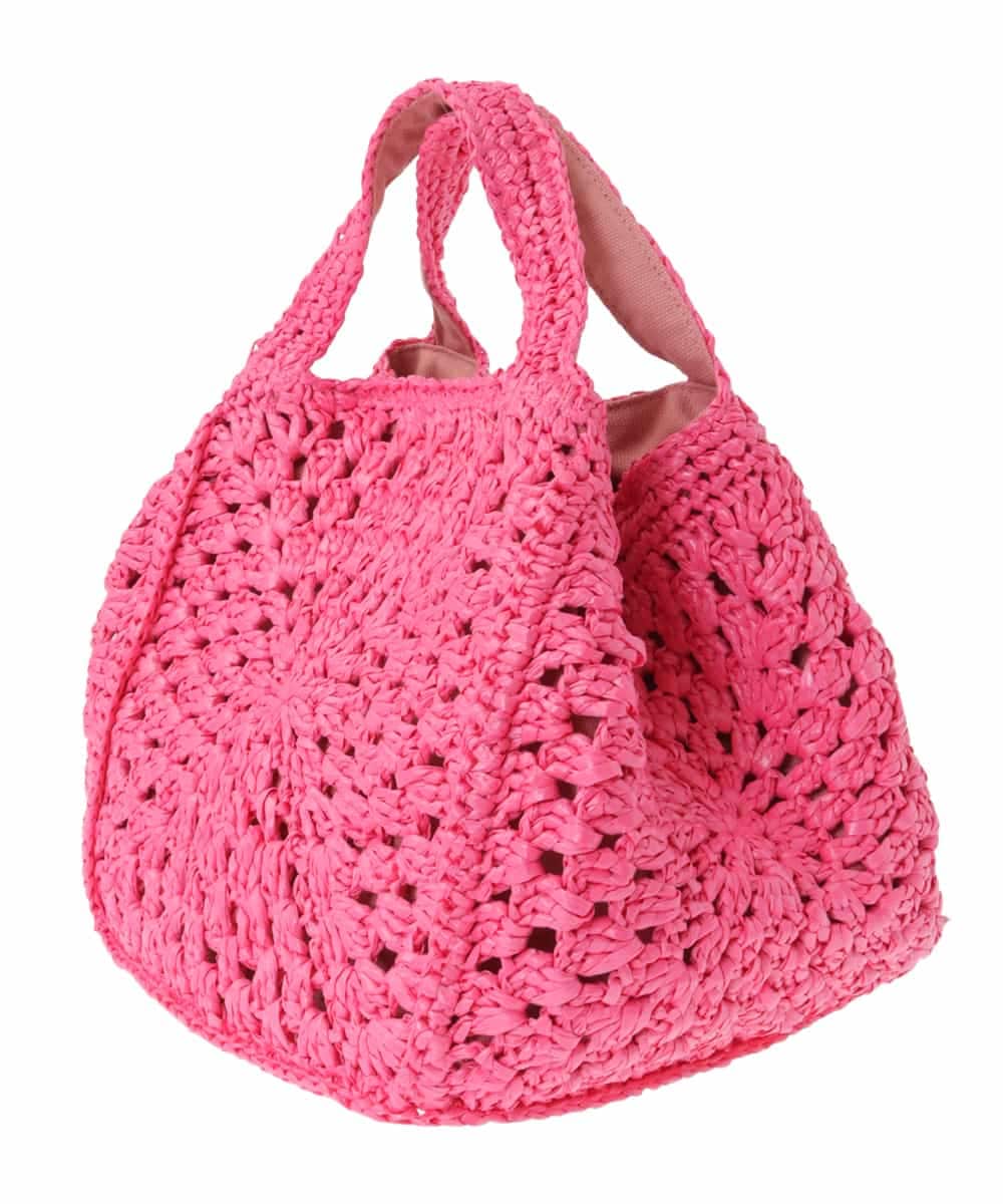 BPCGV52140 MK MICHEL KLEIN BAG(MK ミッシェルクラン バッグ) [2WAY]メッシュ編みトートバッグ ピンク