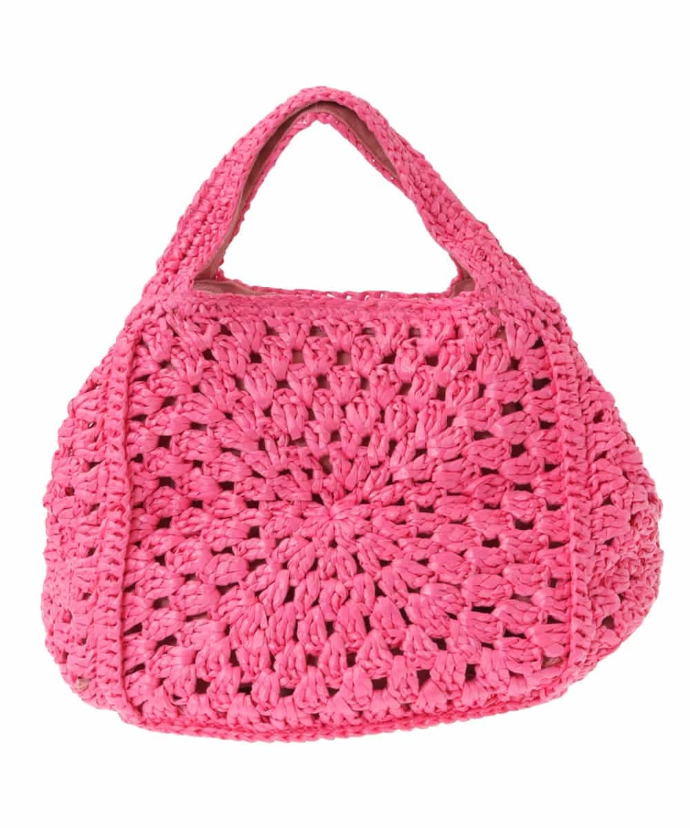 BPCGV52140 MK MICHEL KLEIN BAG(MK ミッシェルクラン バッグ) [2WAY]メッシュ編みトートバッグ ピンク
