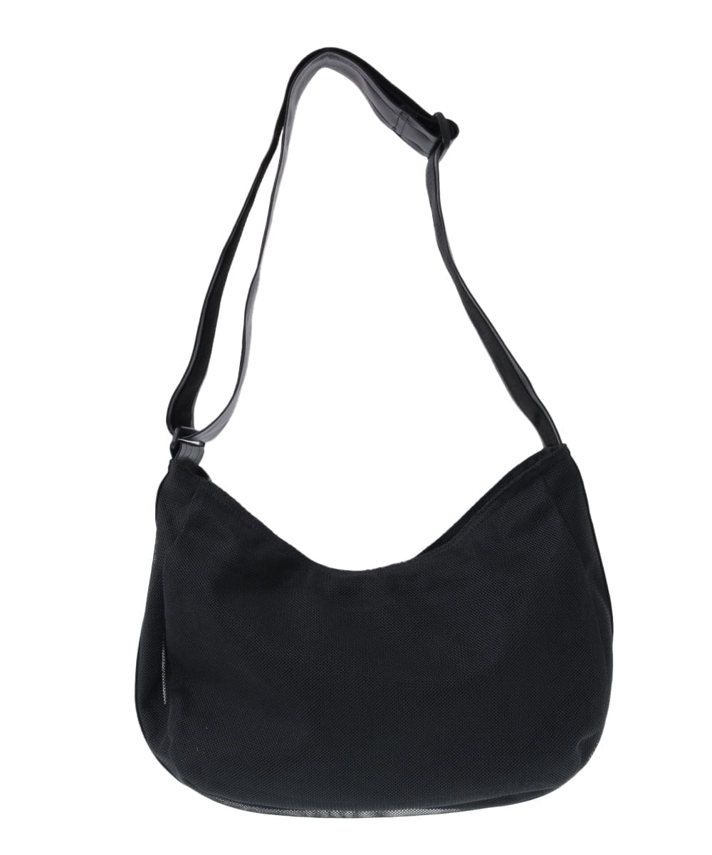 BPCGV54140 MK MICHEL KLEIN BAG(MK ミッシェルクラン バッグ) [500mlペットボトルより軽い]メッシュデザインショルダーバッグ ライトグレー
