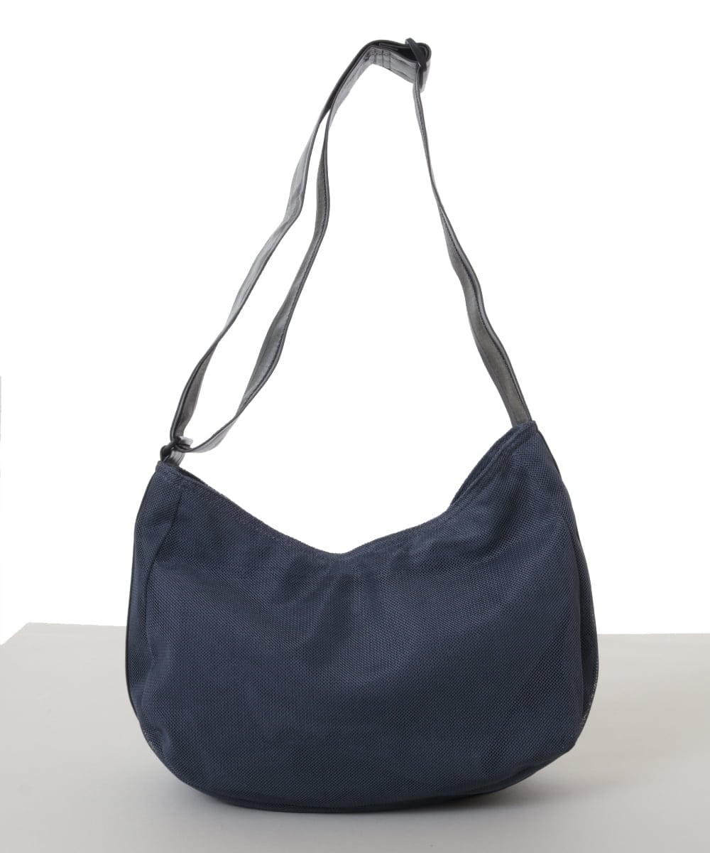 BPCGV54140 MK MICHEL KLEIN BAG(MK ミッシェルクラン バッグ) [500mlペットボトルより軽い]メッシュデザインショルダーバッグ ライトグレー