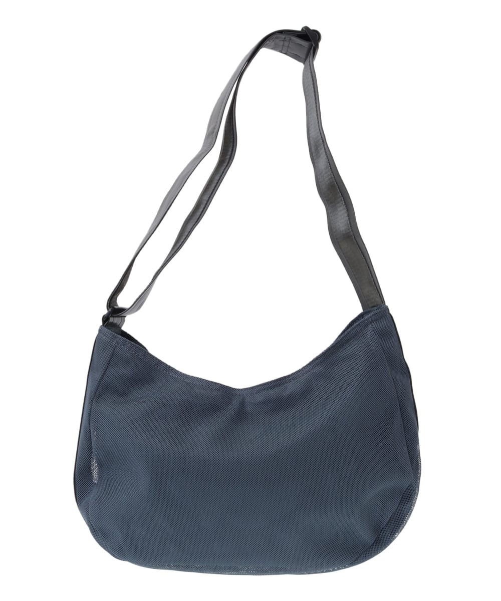 BPCGV54140 MK MICHEL KLEIN BAG(MK ミッシェルクラン バッグ) [500mlペットボトルより軽い]メッシュデザインショルダーバッグ ライトグレー