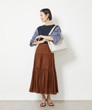 BPCGV63140 MK MICHEL KLEIN BAG(MK ミッシェルクラン バッグ) [2WAY]パンチングハンドルサイドファスナーバッグ シャンパンピンク