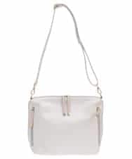 BPCGV63140 MK MICHEL KLEIN BAG(MK ミッシェルクラン バッグ) [2WAY]パンチングハンドルサイドファスナーバッグ シャンパンピンク