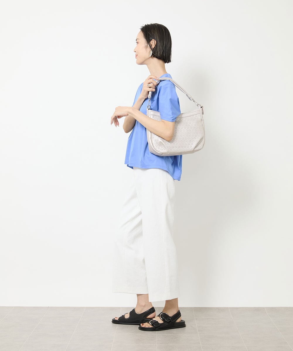 BPCGW30150 MK MICHEL KLEIN BAG(MK ミッシェルクラン バッグ) [2WAY]パンチングデザインショルダーバッグ ピンク