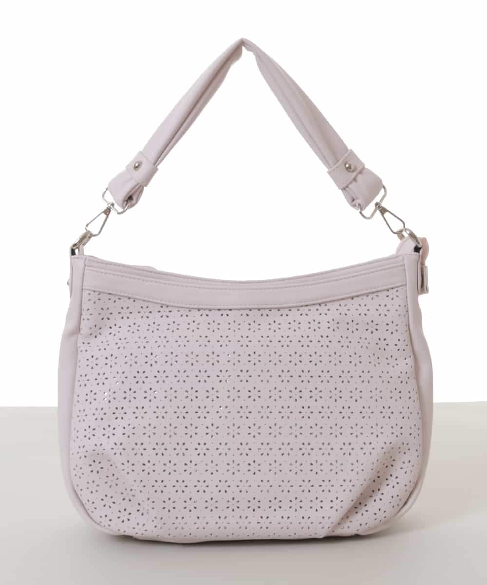 BPCGW30150 MK MICHEL KLEIN BAG(MK ミッシェルクラン バッグ) [2WAY]パンチングデザインショルダーバッグ ピンク