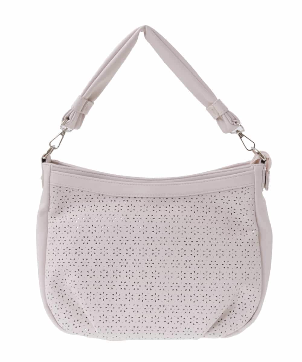 BPCGW30150 MK MICHEL KLEIN BAG(MK ミッシェルクラン バッグ) [2WAY]パンチングデザインショルダーバッグ ピンク