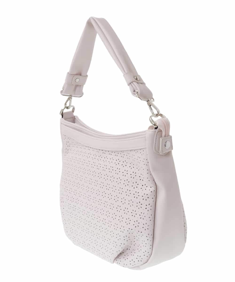 BPCGW30150 MK MICHEL KLEIN BAG(MK ミッシェルクラン バッグ) [2WAY]パンチングデザインショルダーバッグ ピンク