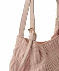 BPCJA71150 MK MICHEL KLEIN BAG(MK ミッシェルクラン バッグ) [3WAY]ギャザーデザインバッグ ピンク