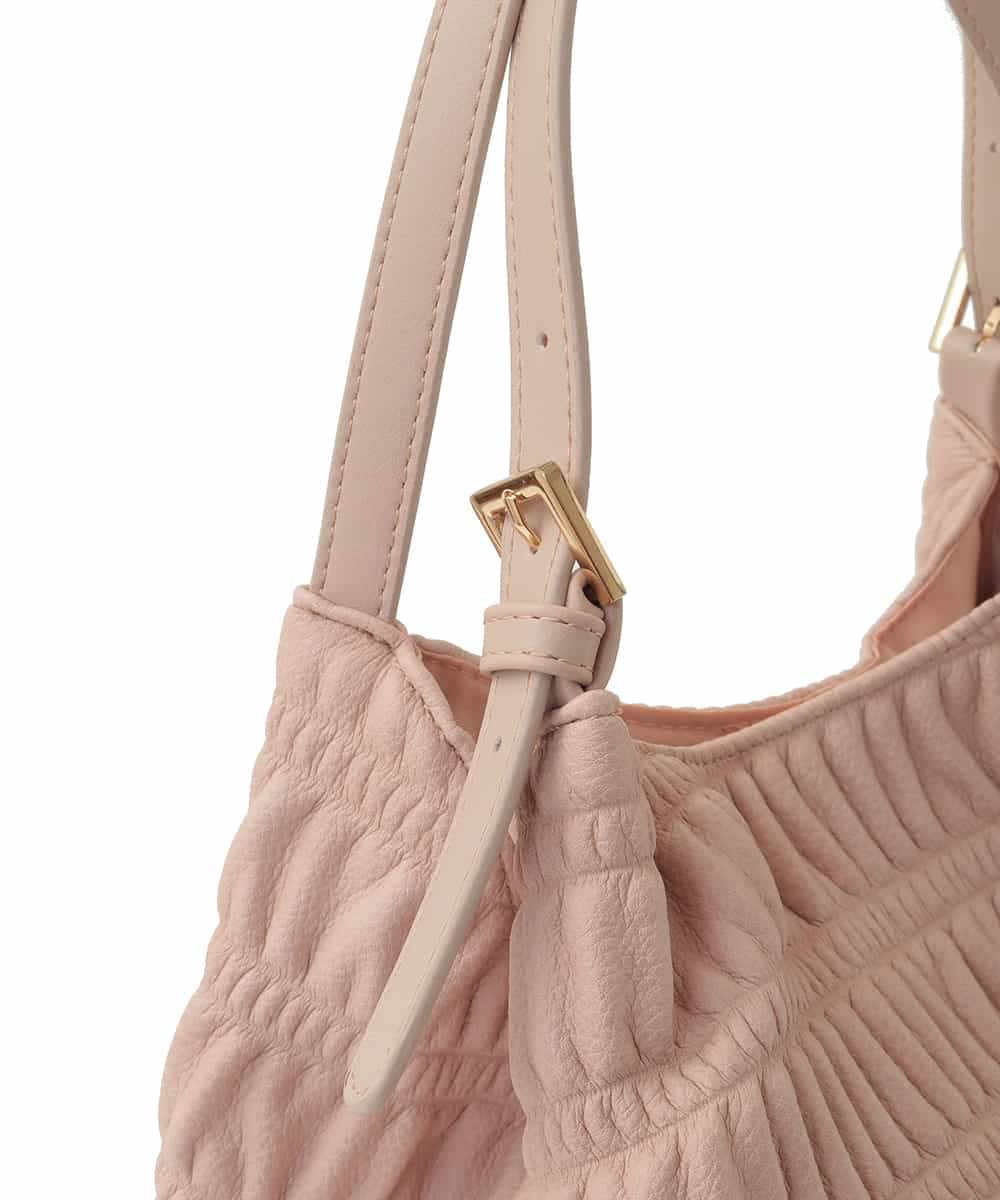 BPCJA71150 MK MICHEL KLEIN BAG(MK ミッシェルクラン バッグ) [3WAY]ギャザーデザインバッグ ピンク