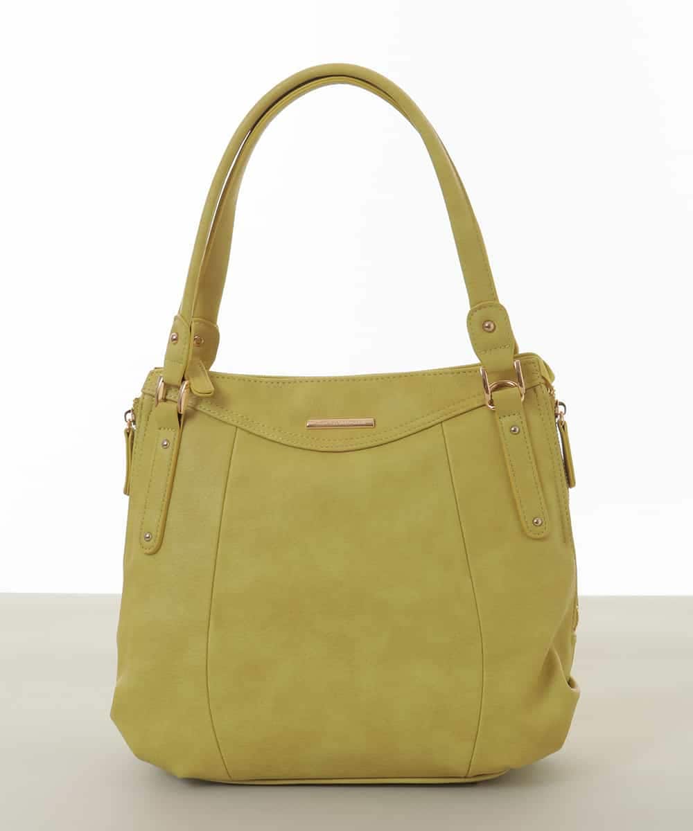 BPCJA72160 MK MICHEL KLEIN BAG [2WAY/A4収納可]サイドファスナーデザイントートバッグ