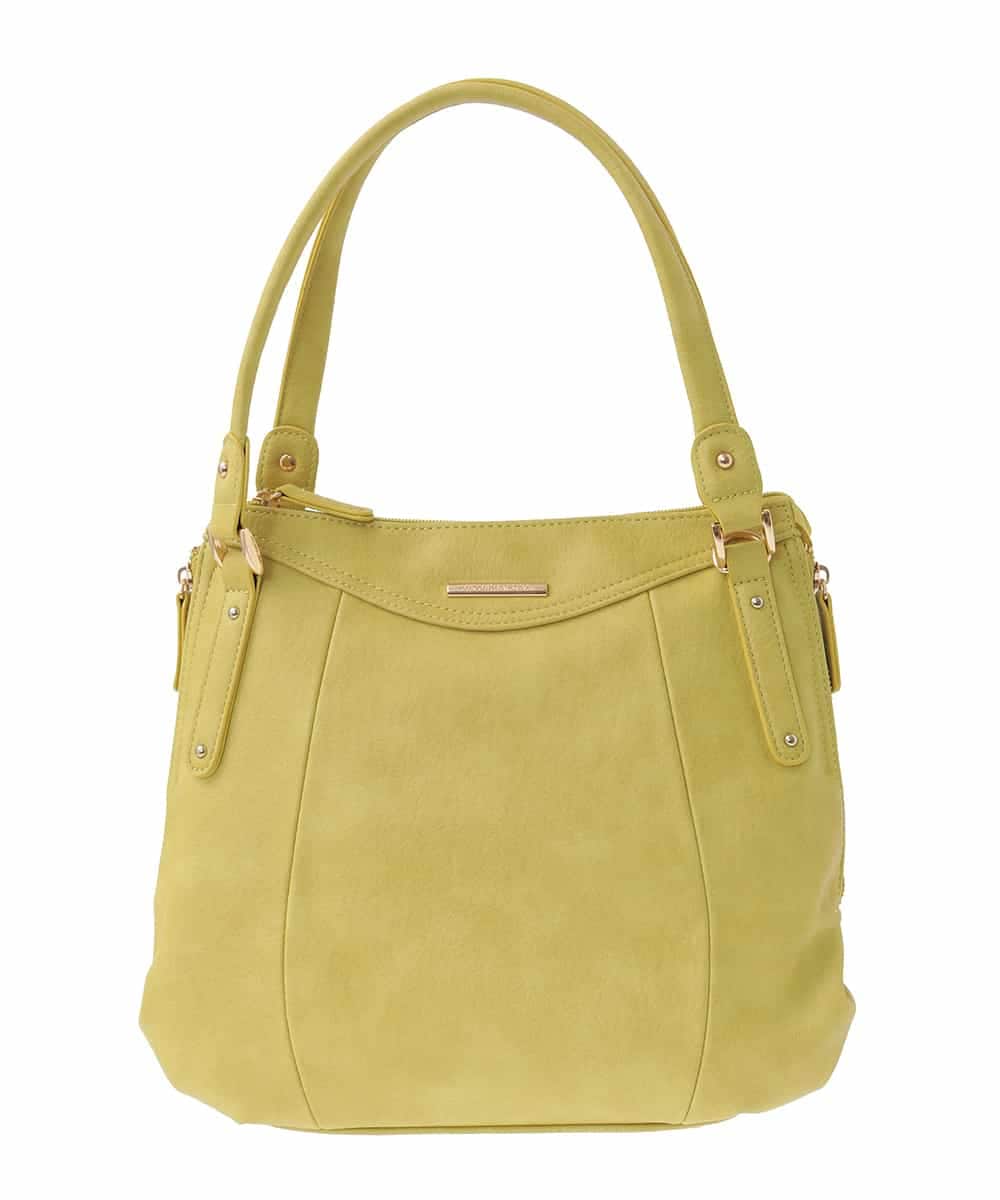 BPCJA72160 MK MICHEL KLEIN BAG(MK ミッシェルクラン バッグ) [2WAY]サイドファスナーデザイントートバッグ イエロー