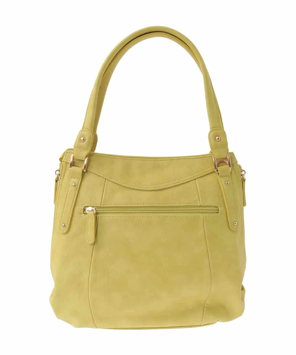 BPCJA72160 MK MICHEL KLEIN BAG(MK ミッシェルクラン バッグ) [2WAY]サイドファスナーデザイントートバッグ イエロー