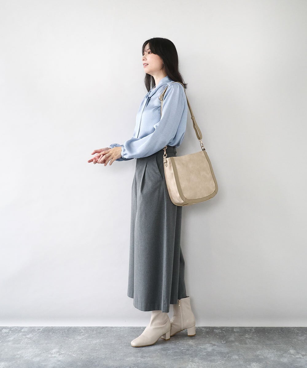 BPCJA73160 MK MICHEL KLEIN BAG(MK ミッシェルクラン バッグ) [2WAY]ラウンドワンハンドルバッグ ネイビー