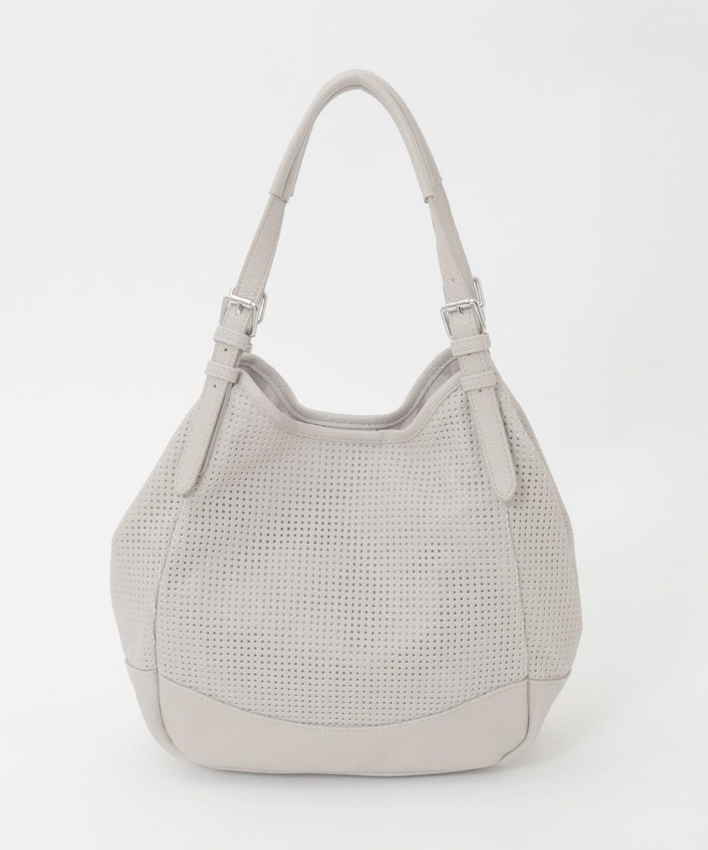BPCJD61170 MK MICHEL KLEIN BAG(MK ミッシェルクラン バッグ) [2WAY/500g以下の軽量]ベルトデザインパンチングトート イエロー