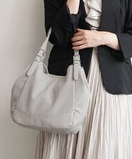 BPCJD61170 MK MICHEL KLEIN BAG(MK ミッシェルクラン バッグ) [2WAY/500g以下の軽量]ベルトデザインパンチングトート グレー