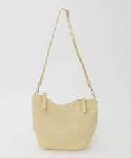 BPCJD61170 MK MICHEL KLEIN BAG(MK ミッシェルクラン バッグ) [2WAY/500g以下の軽量]ベルトデザインパンチングトート イエロー