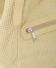 BPCJD61170 MK MICHEL KLEIN BAG(MK ミッシェルクラン バッグ) [2WAY/500g以下の軽量]ベルトデザインパンチングトート イエロー