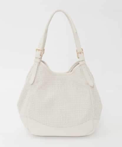BPCJD61170 MK MICHEL KLEIN BAG [2WAY/500g以下の軽量]ベルトデザインパンチングトート